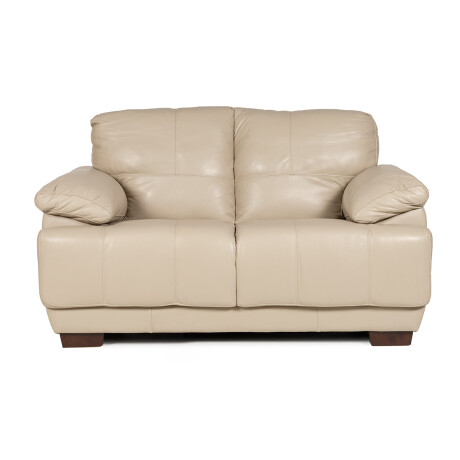 Sofá Tucson - Cuero Básico - 2 cuerpos 519 (Beige)