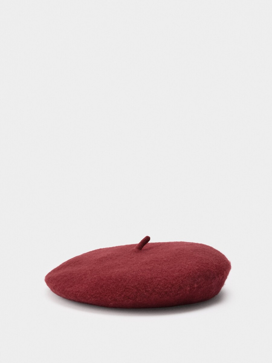 Boina De Lana rojo