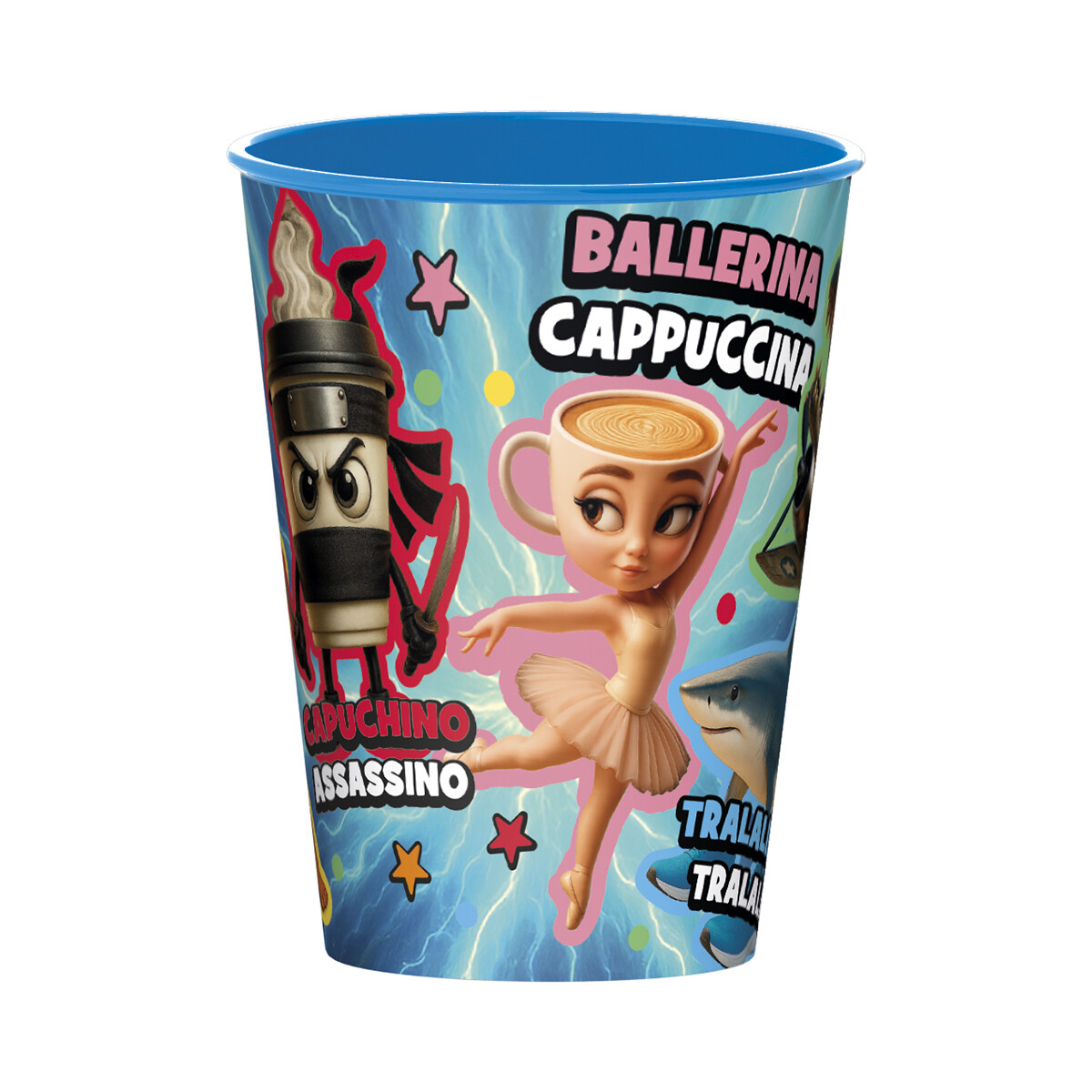 Vaso Plástico Brainrot 260 ml 