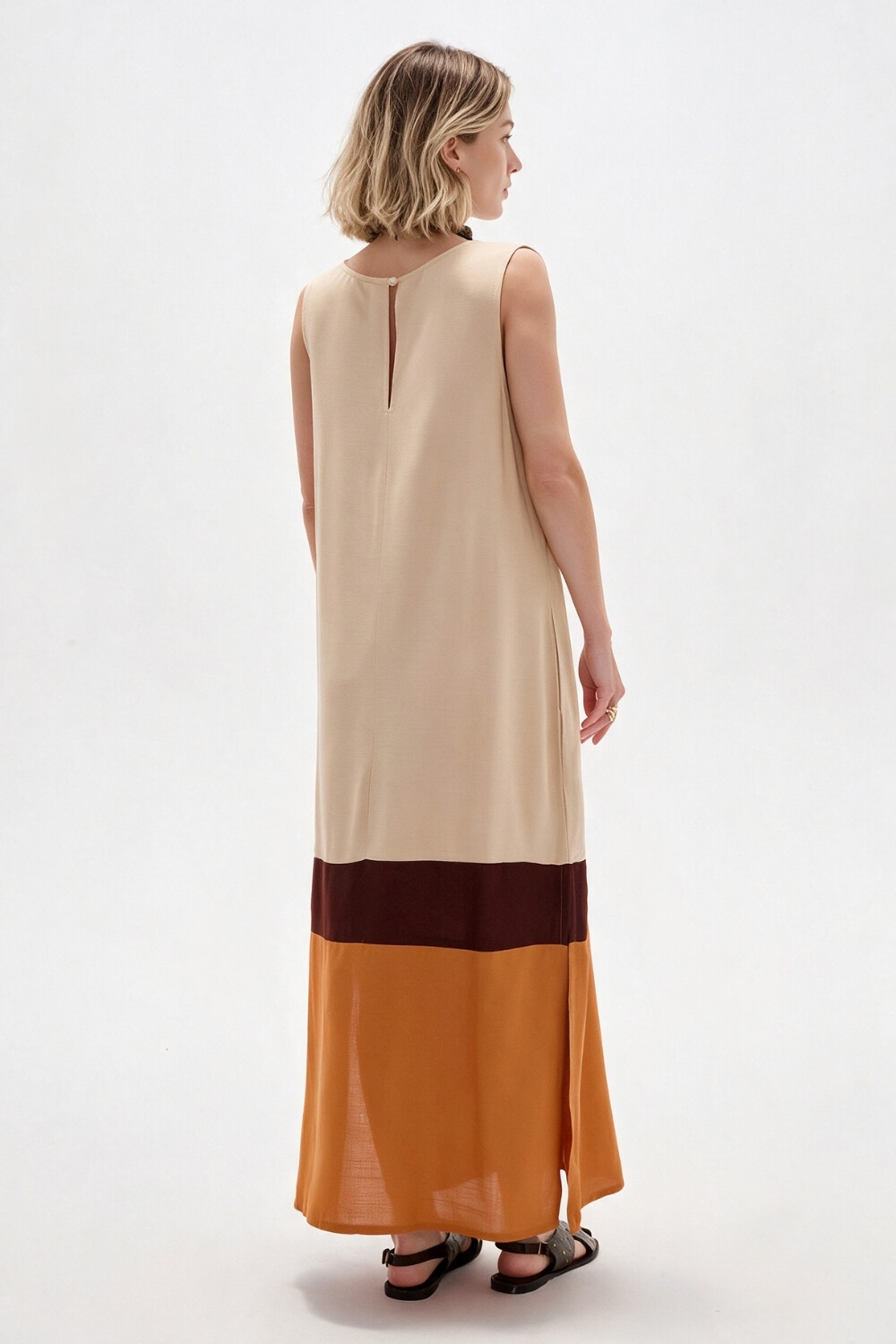 Vestido Luzo Estampado 1