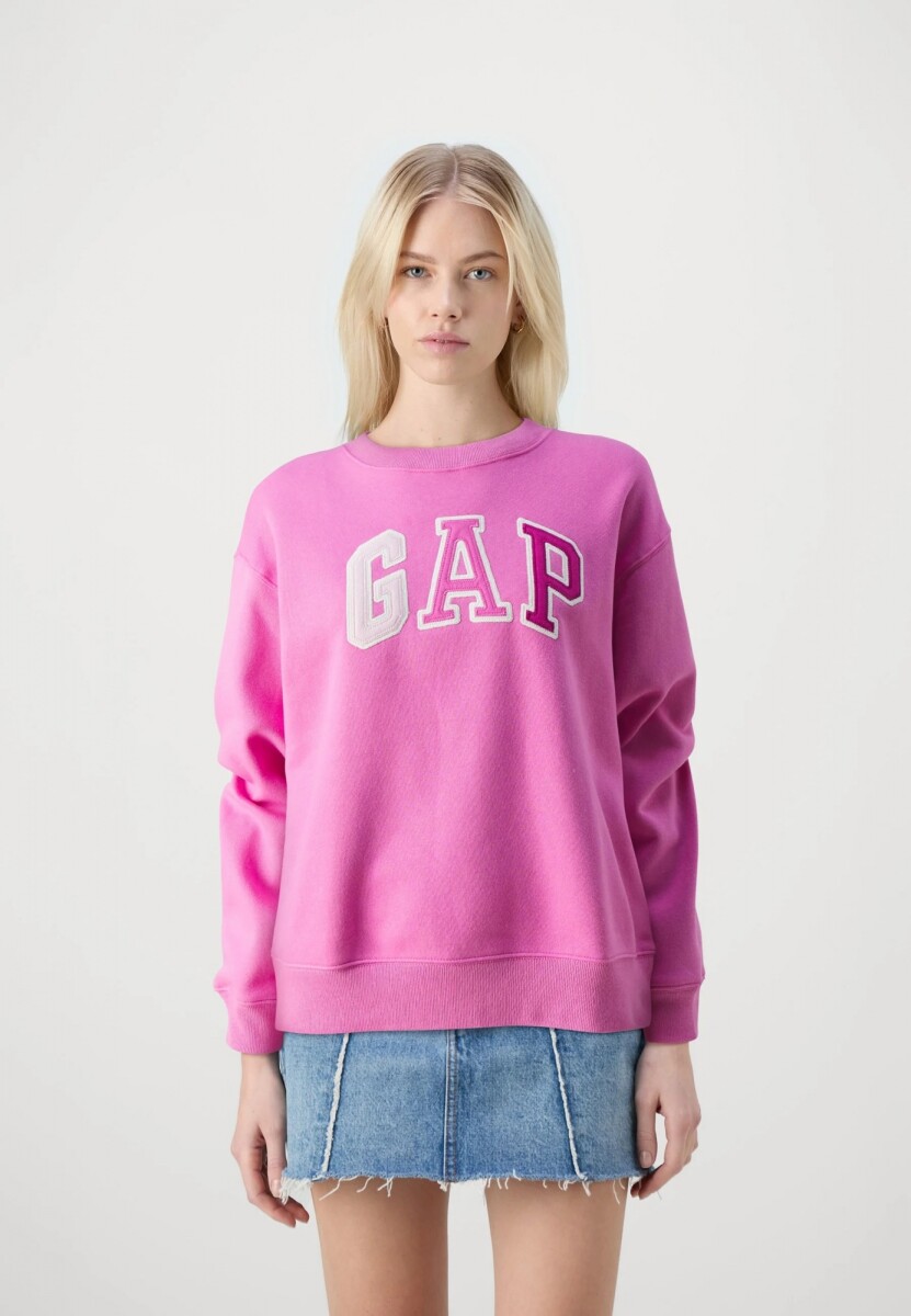 Buzo Deportivo Logo Gap Mujer - Pink Multi 