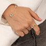 Anillo Karvik solitario de plata 925 0