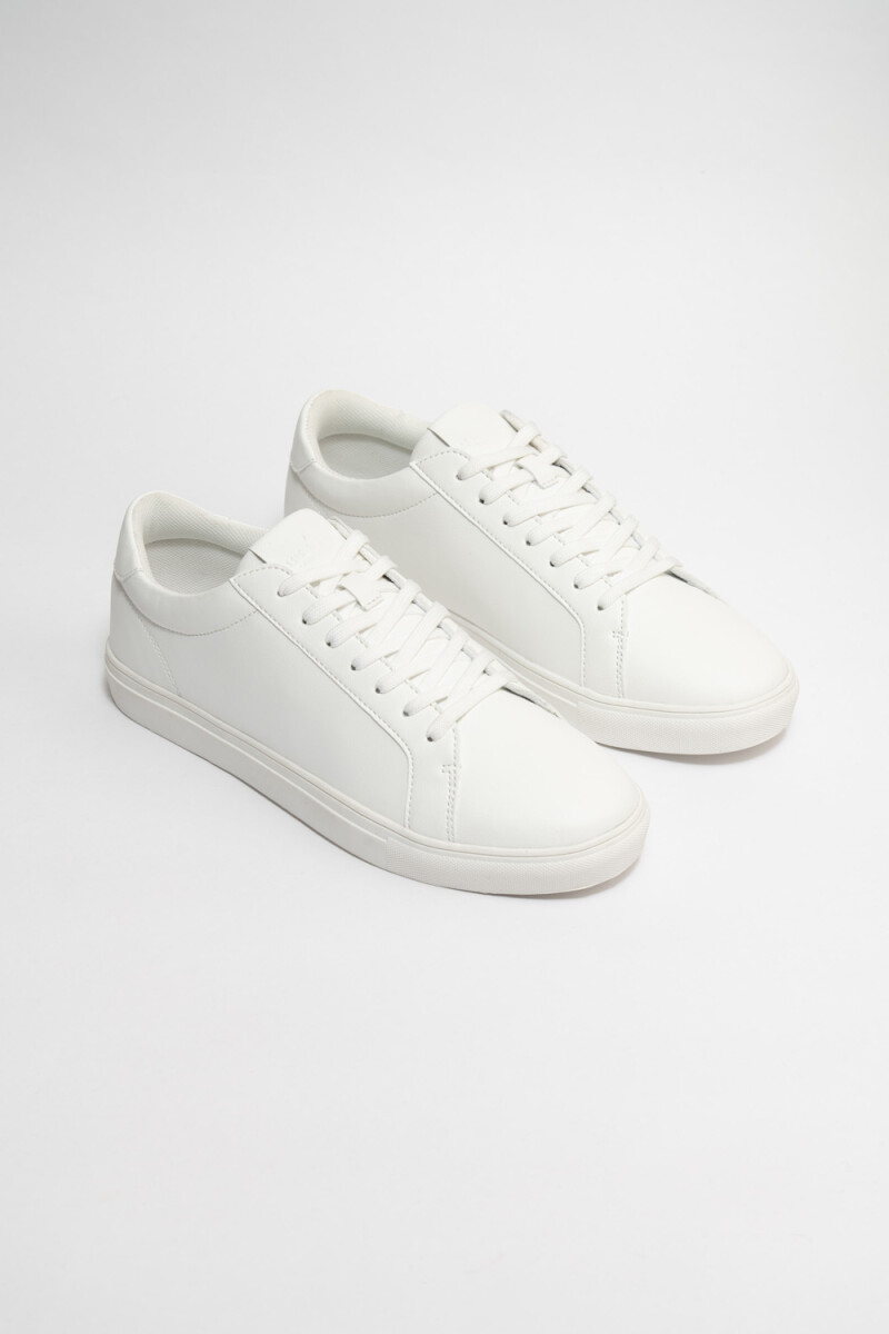 Zapatilla acordonada Blanca