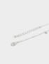 Pulseras Flexibles Premium White Pulsera Flexible Bañada En Oro Con Cubic Zirconia - Dorado