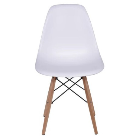 Silla Eames Blanca | Diseño Nórdico | Patas de Madera | Comedor, Cocina y Oficina Silla Eames Blanca | Diseño Nórdico | Patas de Madera | Comedor, Cocina y Oficina