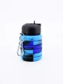 BOTELLA SILICONA AZUL