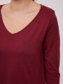 Remera Sidrale Bordeaux Oscuro
