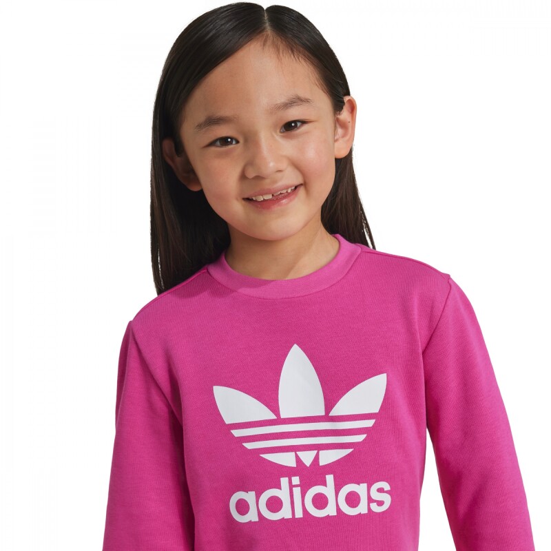 Conjunto Trefoil Media larga de Niños Rosado