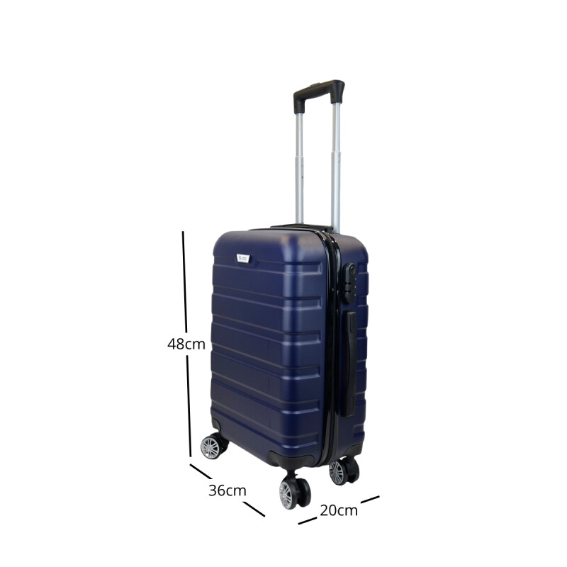 Valija Carry On 20'' Rígida Bonn Premium AZUL OSCURO