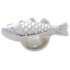 Jibbitz Silver Alloy Fish Multicolor