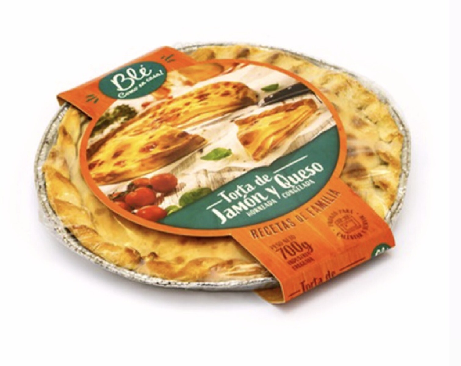 TARTA JAMÓN Y QUESO 700G 