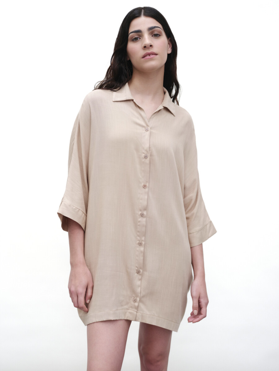 Vestido Maura [V2] - - Beige 