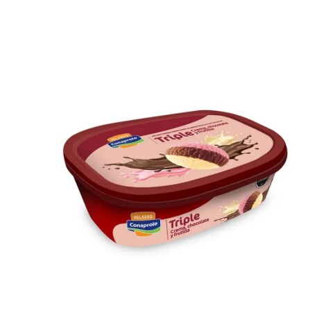 Helado Triple Conaprole 1Lt Helado Triple Conaprole 1Lt