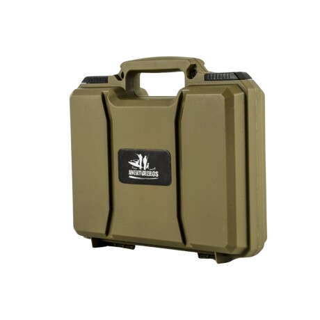 Caja Rigida Plastica para arma corta Aventureros 29,8 x 26 x 8,8 Verde