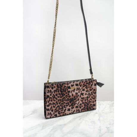 Cartera Animal Print Camel