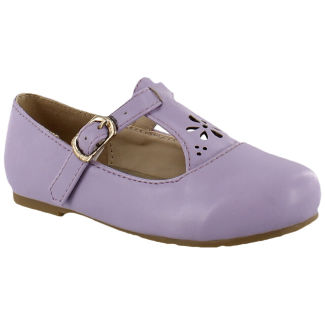 Ballerinas Infantiles Croco Kids con Hebilla Púrpura Claro