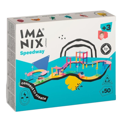 Pista Magnética Imanix 50 Piezas Pista Magnética Imanix 50 Piezas