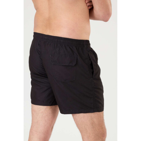 Short basic liso Negro