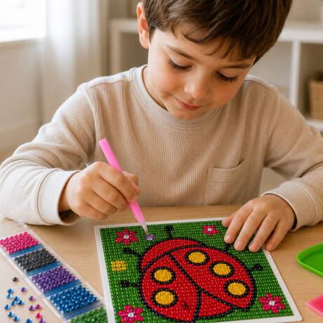 Set creativo Diamond Painting Mariquita