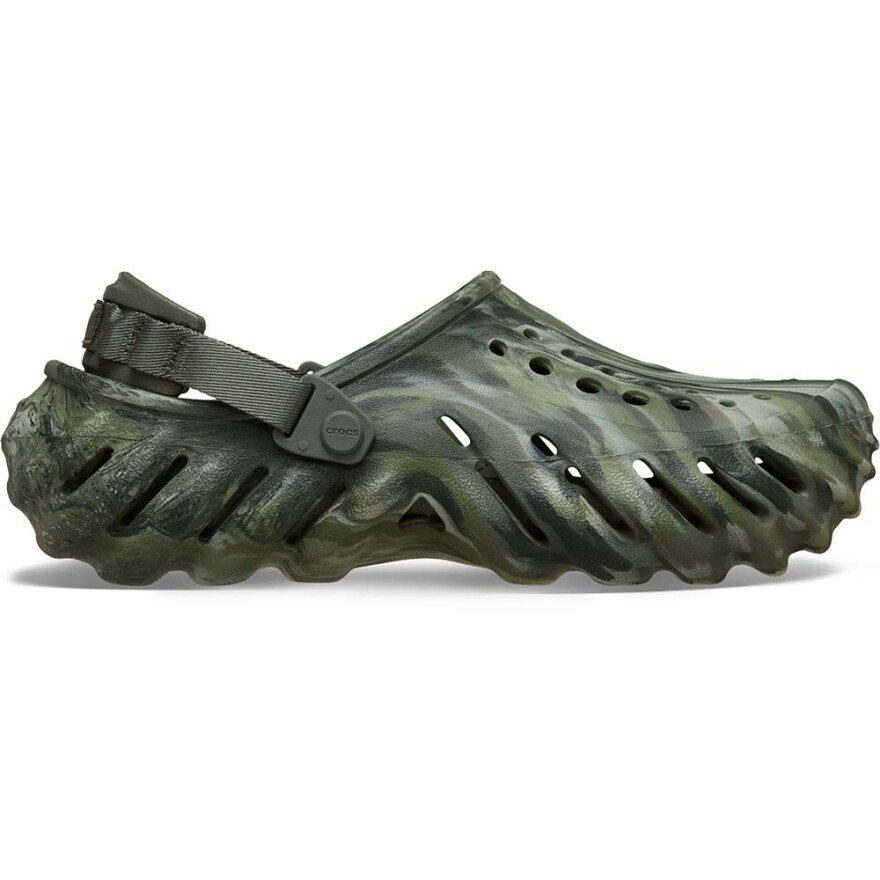 Echo Marbled Clog - Unisex Dusty Olive/multi