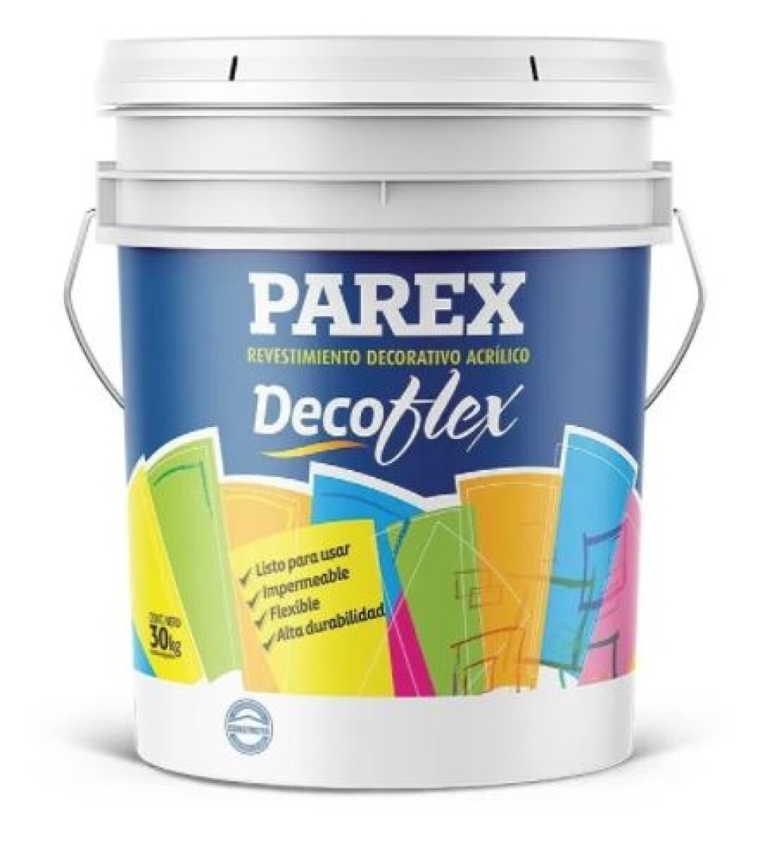 Revestimiento Decoflex Acrílico Tf Blanco Andes 30kg 