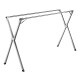 Tender Aluminio Inox De Pie Tendedero Para Ropa Plegable Gris