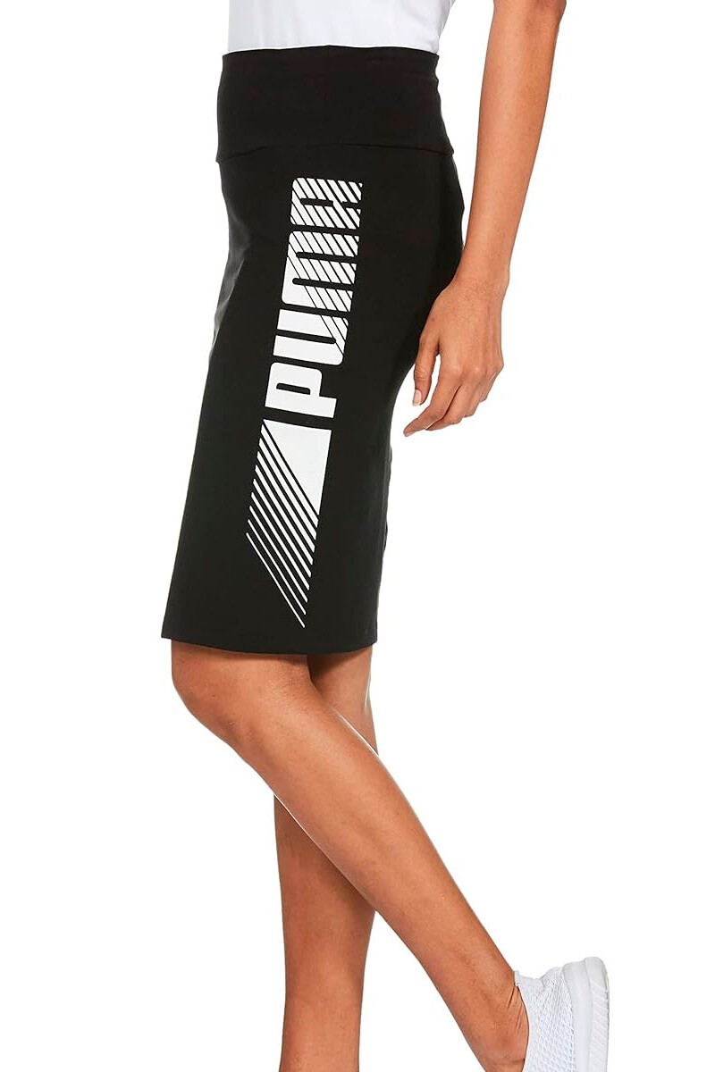 SHORT MUJER PUMA ESS GRAPHIC SKIRT Negro