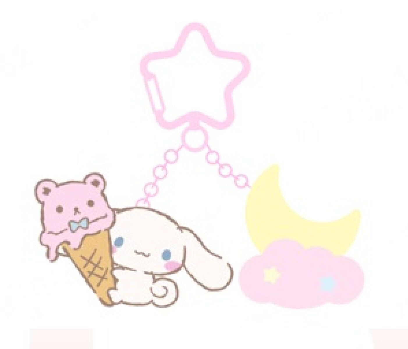 Llavero LED Sanrio - rosa 