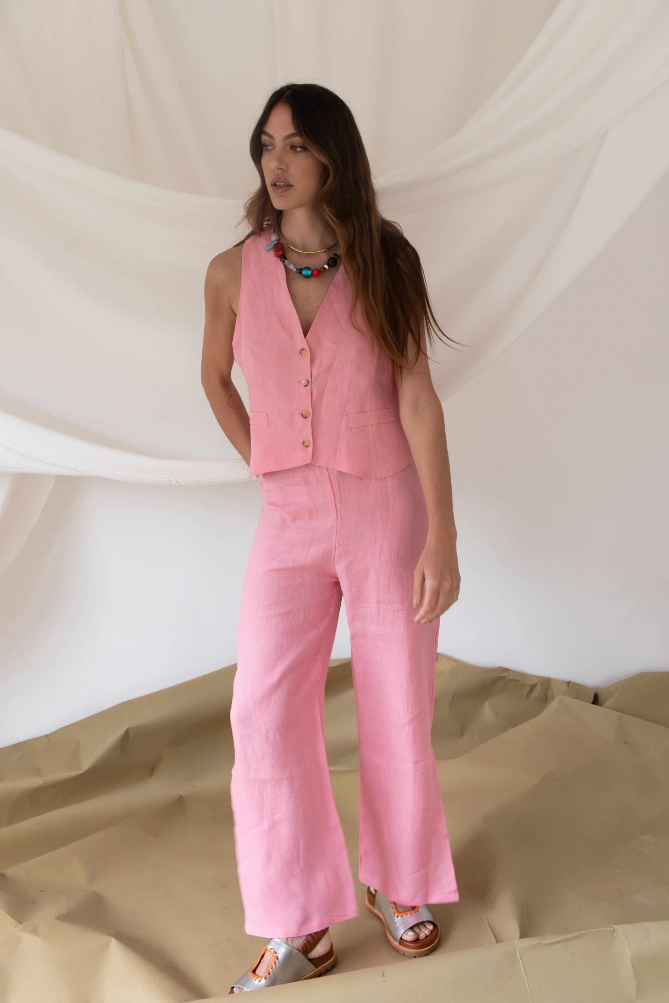 Endless Summer Pant rosado l