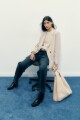 Blazer oversized beige