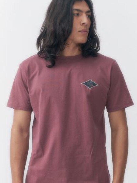 T-SHIRT QUIKSILVER 40605 BORDO