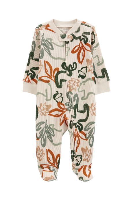 Pijama una pieza de algodón térmico con pie, diseño alce Pijama una pieza de algodón térmico con pie, diseño alce
