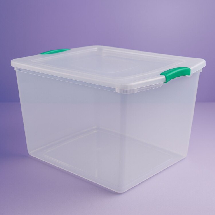 CAJA ORGANIZADORA WENBOX TRANSPARENTE 45 LTS CAJA ORGANIZADORA WENBOX TRANSPARENTE 45 LTS