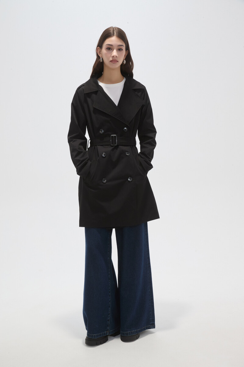 Trinchera Cyra - Negro 