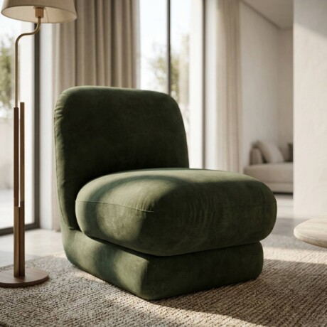 Butaca Soft - Tela Microfibra C248 (Verde)