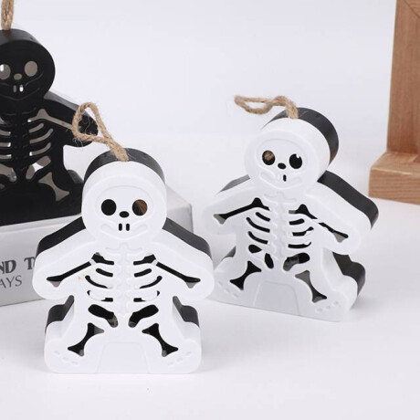 Colgante decorativo con luces Esqueleto