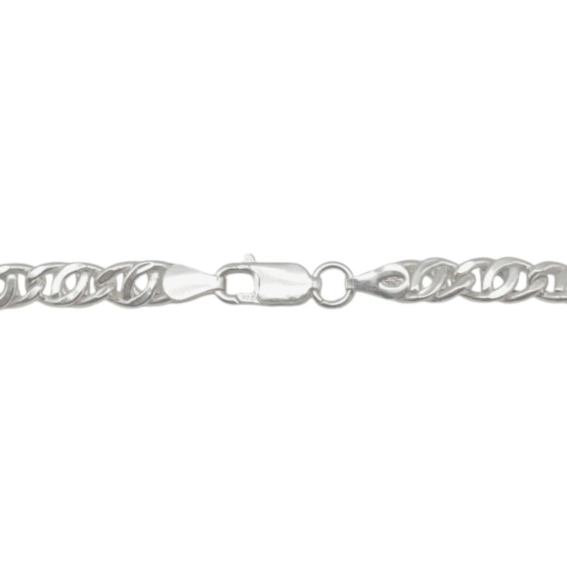 Pulsera cubana - Plata 925 - Sin piedra - PU3846 sinpiedra
