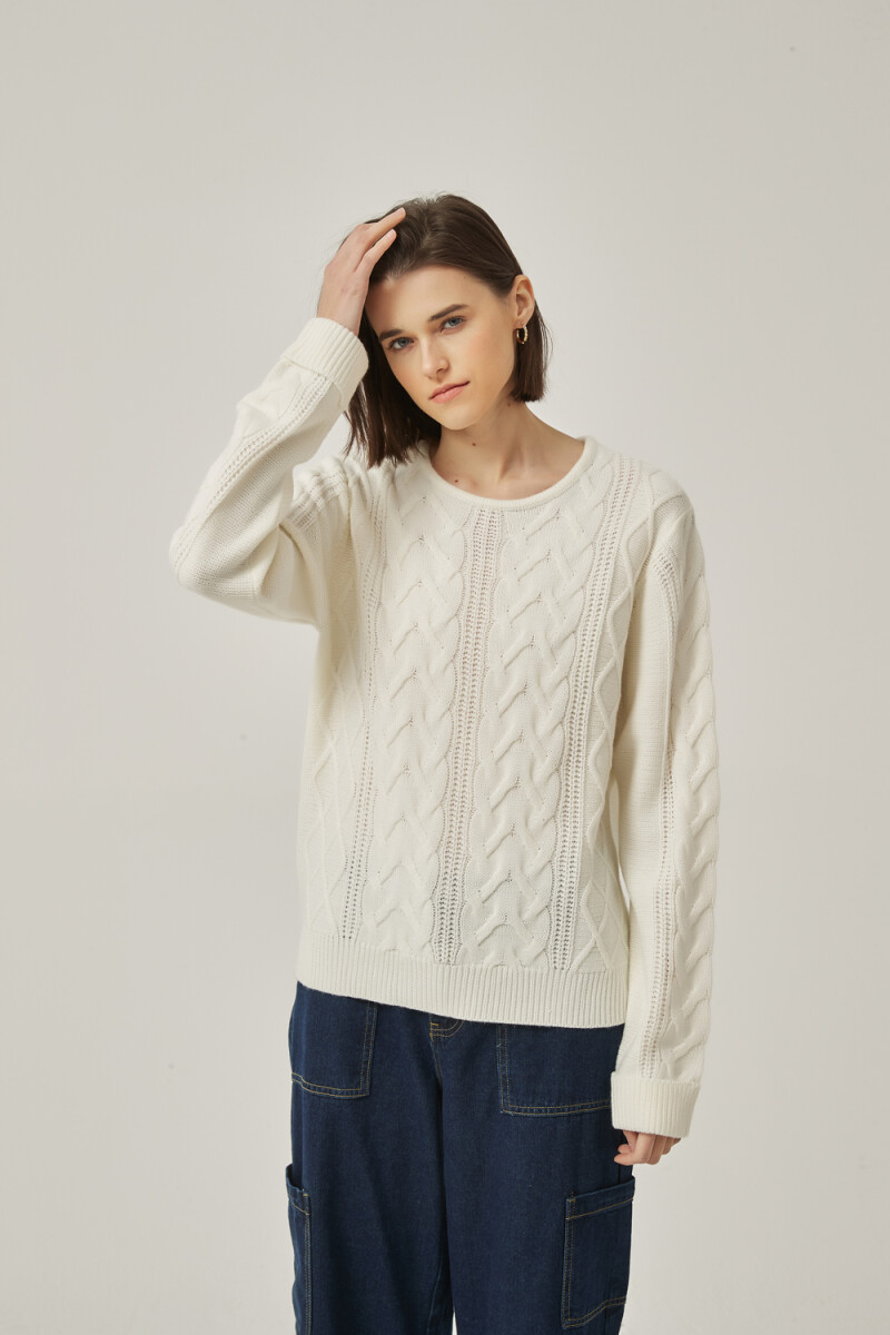 Sweater Focio - Crudo / Natural 