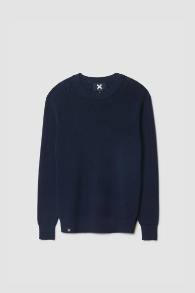 RAIL KNITTED SWEATER Azul