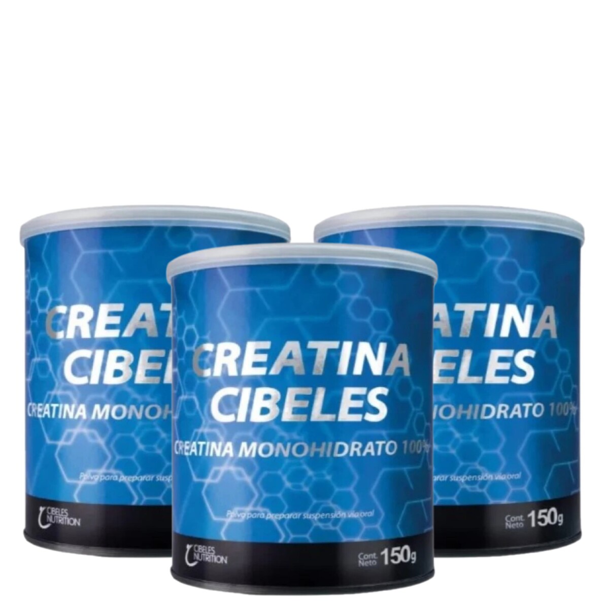 Creatina 150g Cibeles Nutrition - 3un. 