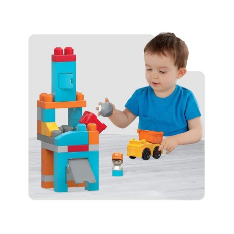Juego Mega Bloks construcción gira y juega de Fisher Price Juego Mega Bloks construcción gira y juega de Fisher Price