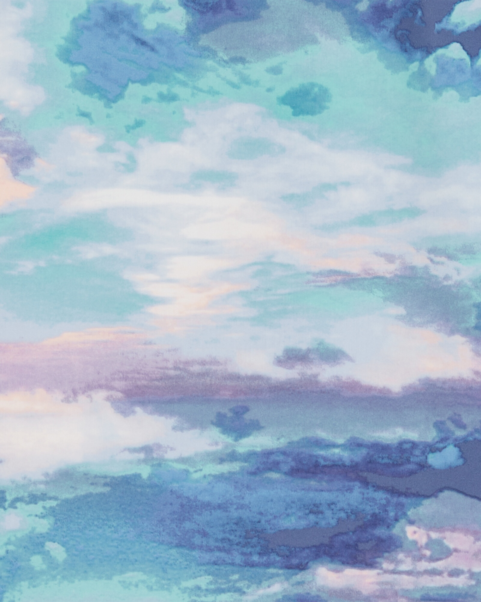 Malla de baño una pieza manga larga con protección UPF 50+ diseño tie-dye Sin color