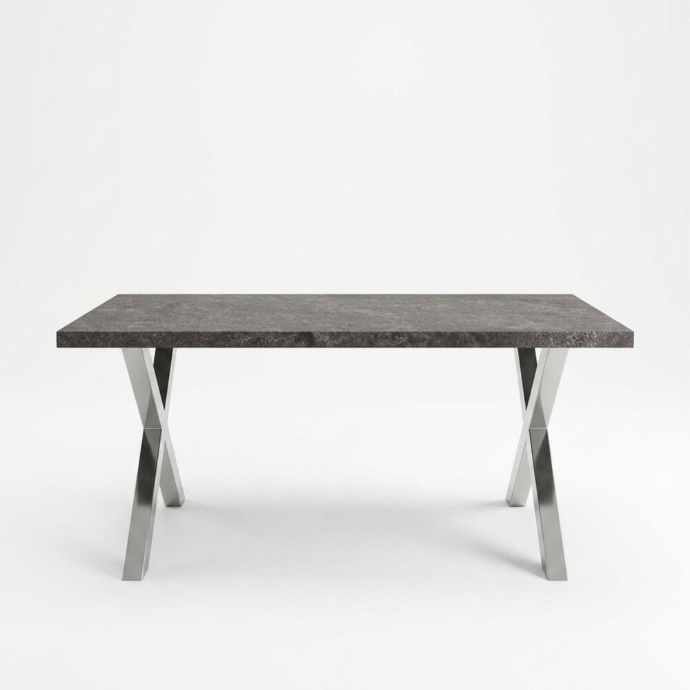 Mesa Comedor Con Patas Cromadas Mesa Comedor Con Patas Cromadas