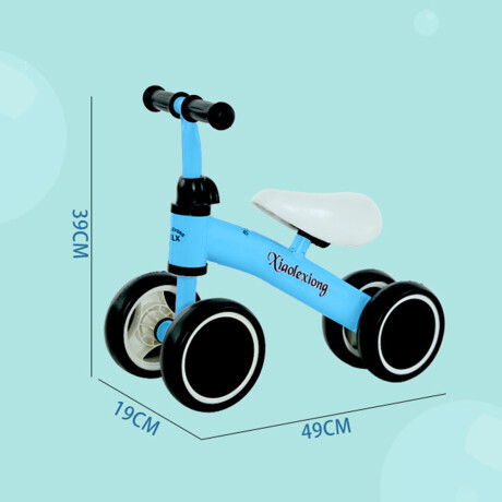 Bicicleta De Equilibrio Buggy Niños S/Pedal Triciclo Azul