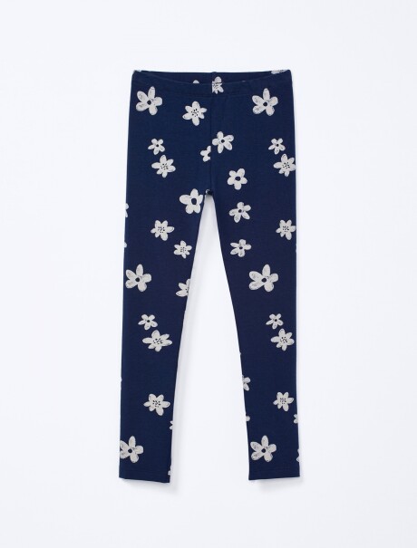 CALZA INFANTIL ESTAMPADA AZUL