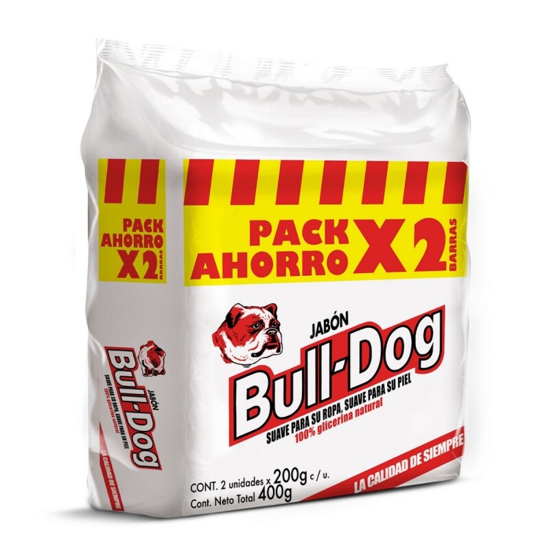 Jabón en Barra Bull Dog X2 200 GR
