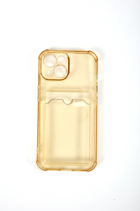 Phone Case Tarjetero Iphone 14 Amarillo