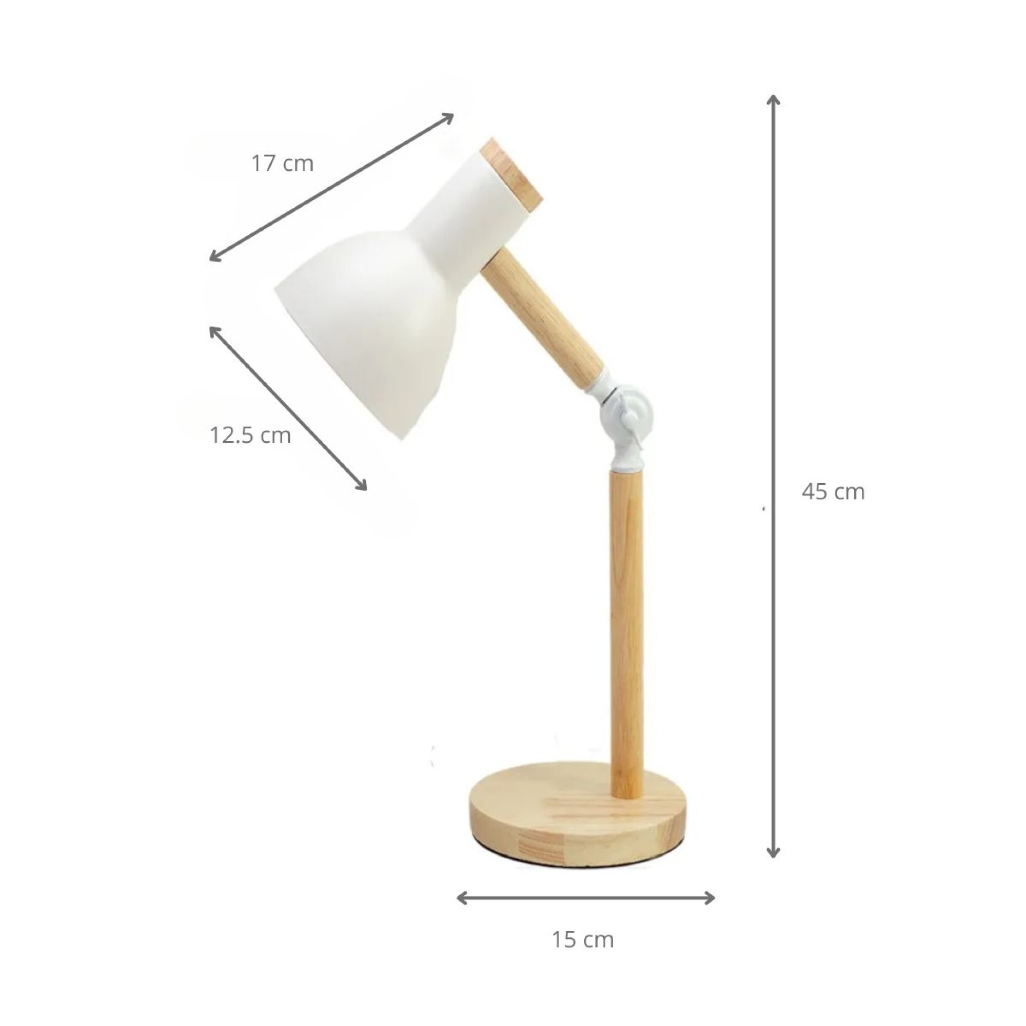 Lámpara de escritorio de metal de metal llamativo One Light Nordic Standic  Light para dormitorio infantil - Clearhalo