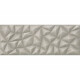 Ceramica Gris Mate Decorada 3D 45X120Cm Pared GAMAS DE GRIS