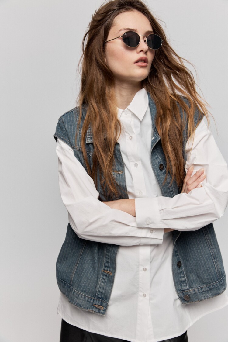 CAMISA JAZMINA SOLID Crudo
